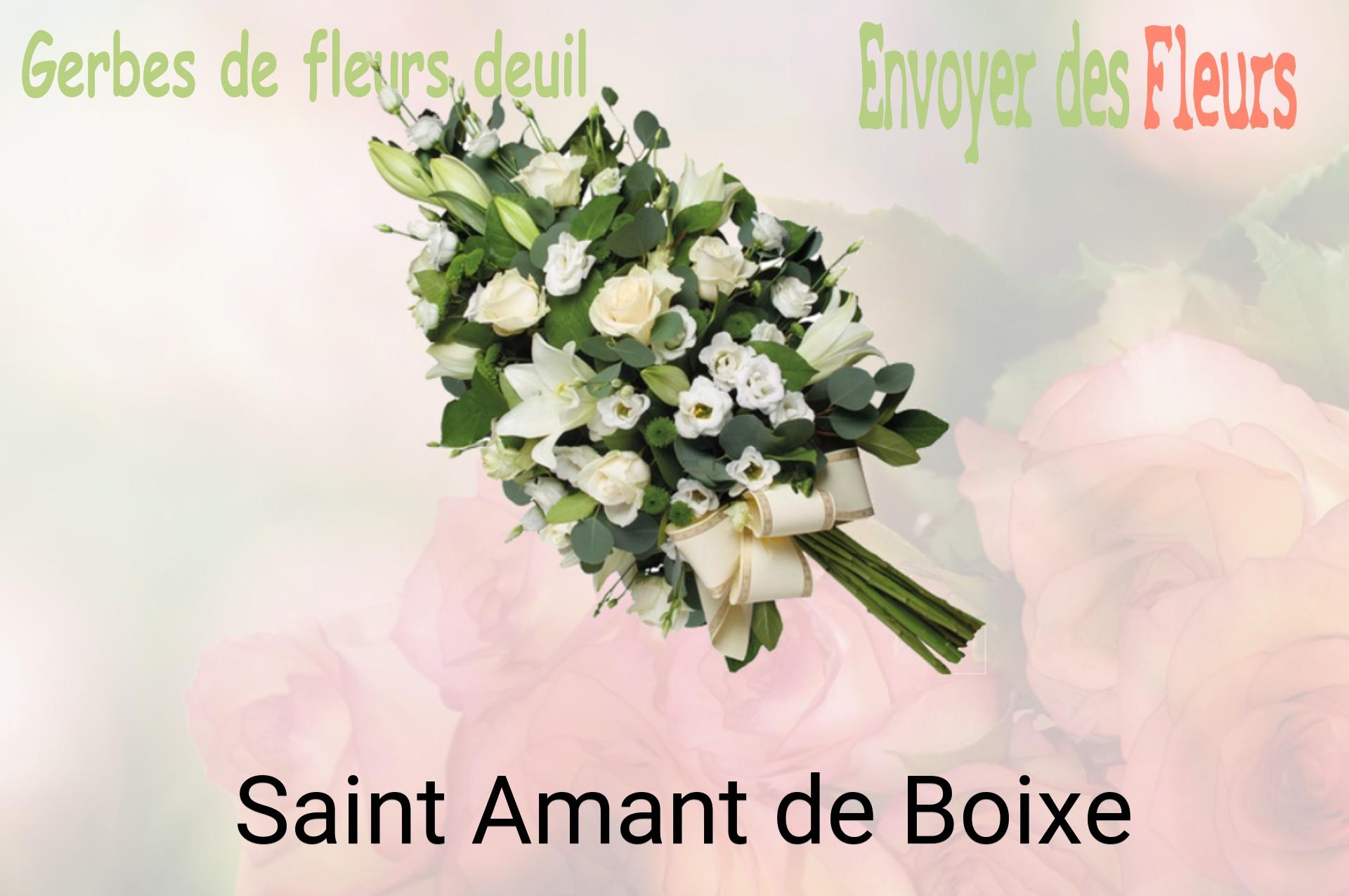 Gerbe de fleurs de deuil livrée à Saint-Amant-de-Boixe